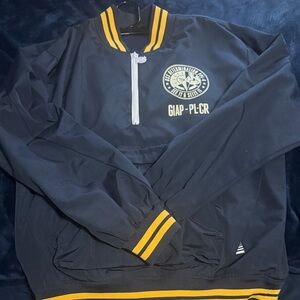 Men's Navy Blue and Yellow Jacket